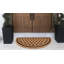 Paillasson à la main 30 po x 60 po traité à la main anti-dérapant, extérieur robuste, profil mince, facile à nettoyer, durable, paillasson de porte d'entrée