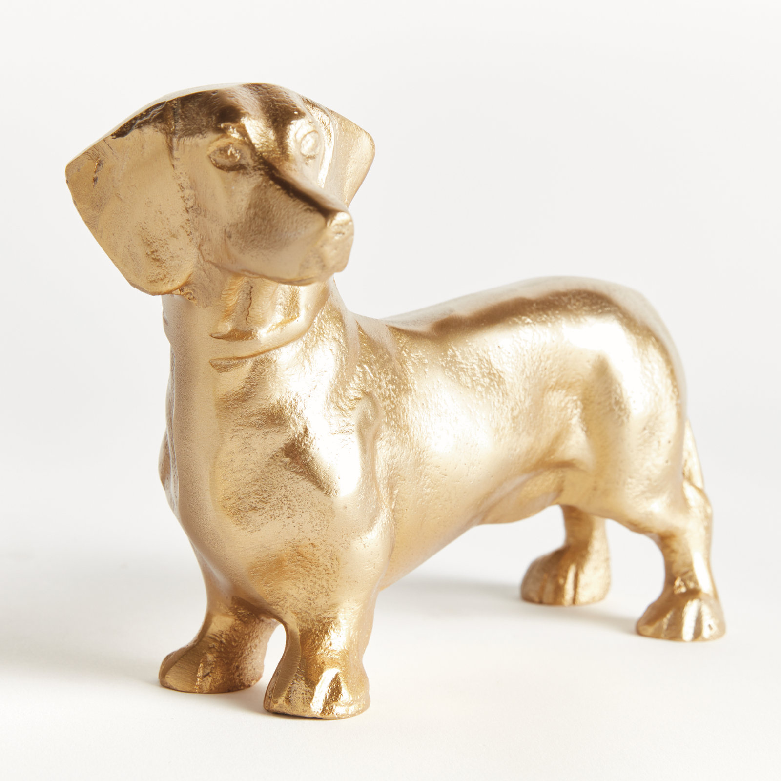 Dog Decorative Sculpture, Gold