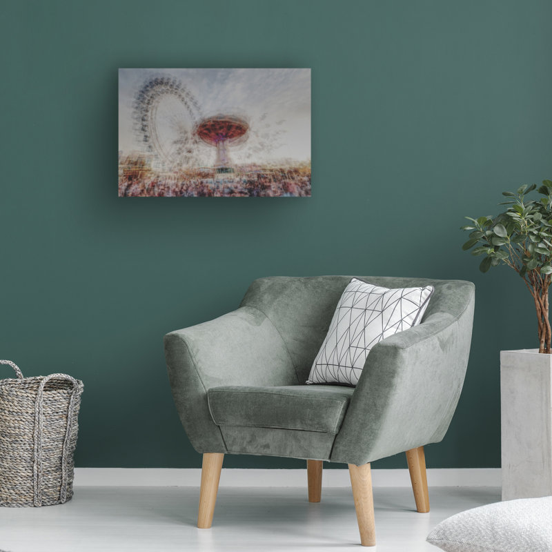 Art sur toile «Bachelor carrousel» par Bachelor, H 16 po x l 24 po