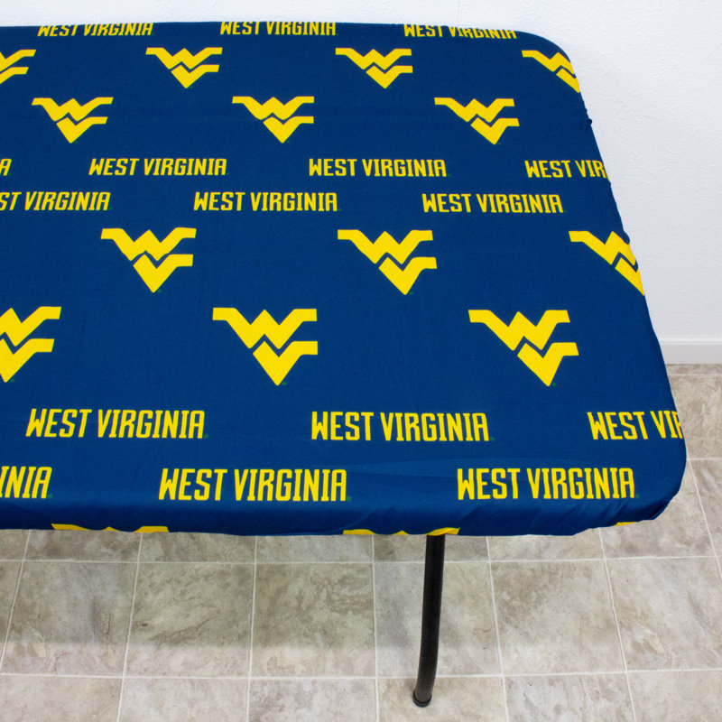 Housses de table de patio NCAA, Virginie occidentale, l 72 po x P 30 po
