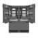 ZLINE 60 in. Panel Ready French Door Built-In Refrigerator with Graphite Gray Interior