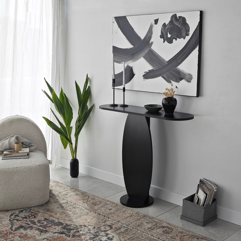 Oded 81cm Console Table, Anthracite