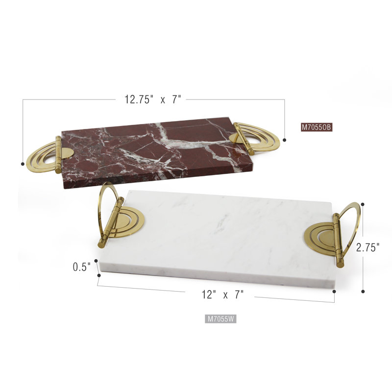 Marble Cheese Board, Red