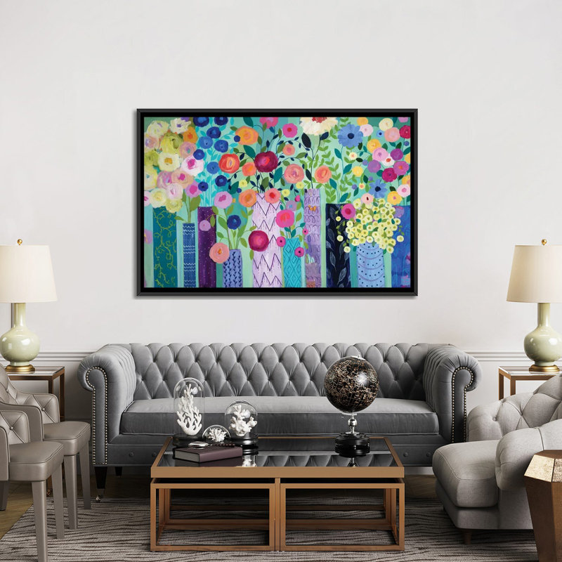 «Bounty VI», impression sur toile, Toile avec cadre noir, H 40 po x l 60 po x P 1,5 po, Pas de tapis