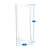 Laux Mirrored Bevel Frame Full Length Beveled Mirror Rectangle Beveled Edge Mirror Large Beveled