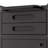 Narrow Rolling Tool Cabinet - Space-Saving Garage Storage with Lockable Door, 2 Drawers and Large Handle