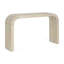 Console de 52 po en bois avec bord incurvé, texture naturelle, parfaite pour les vestibules et les salons-129355164