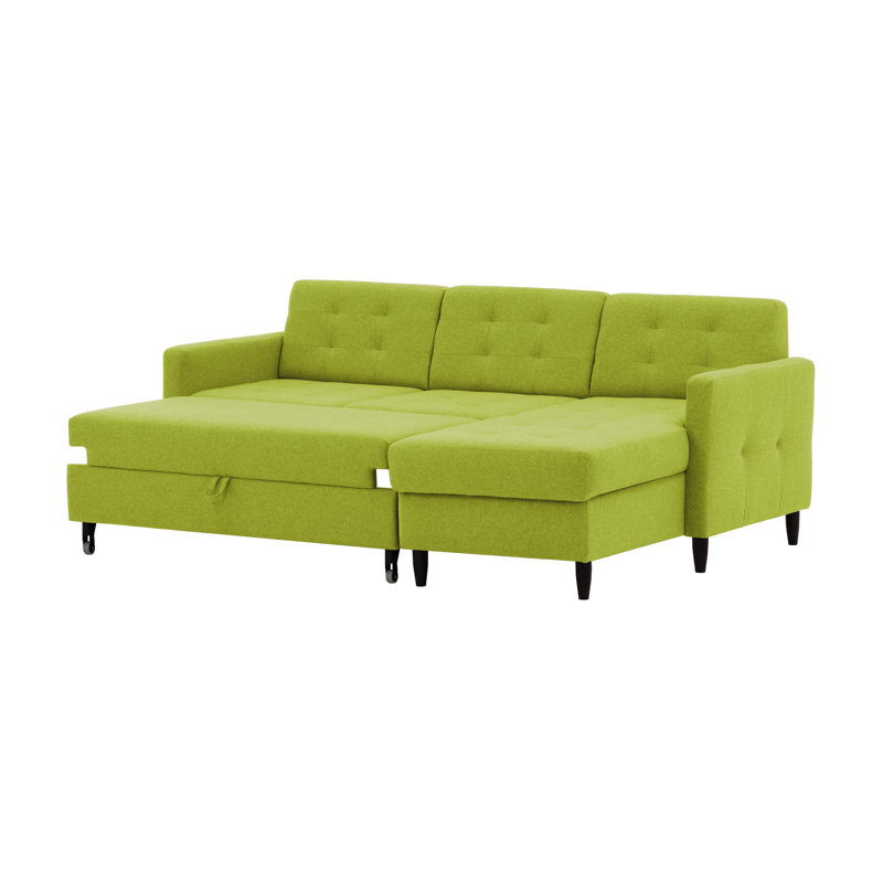 Borger 4 Seater Sofa Bed, Green