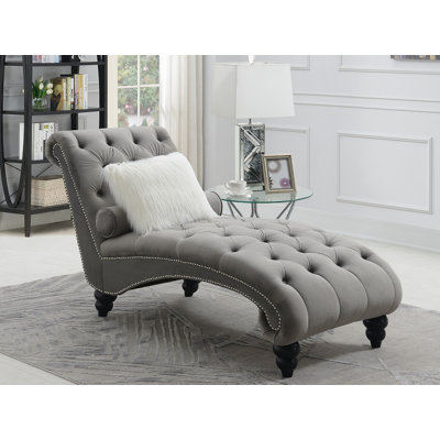 Trotta Velvet Chaise Lounge