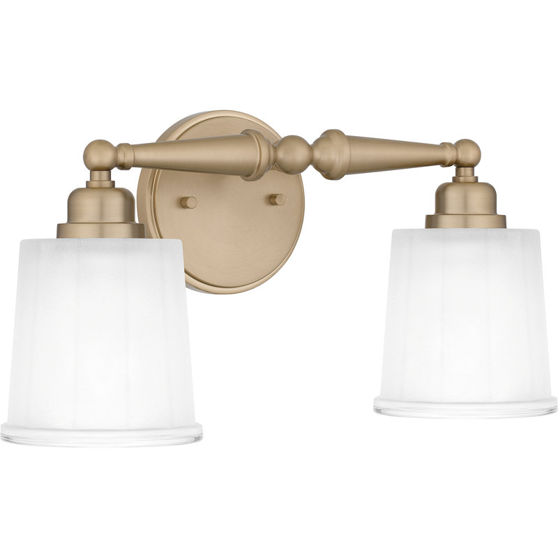 Éclairage pour meuble-lavabo à 2 lumières à intensité variable Benley, Gold