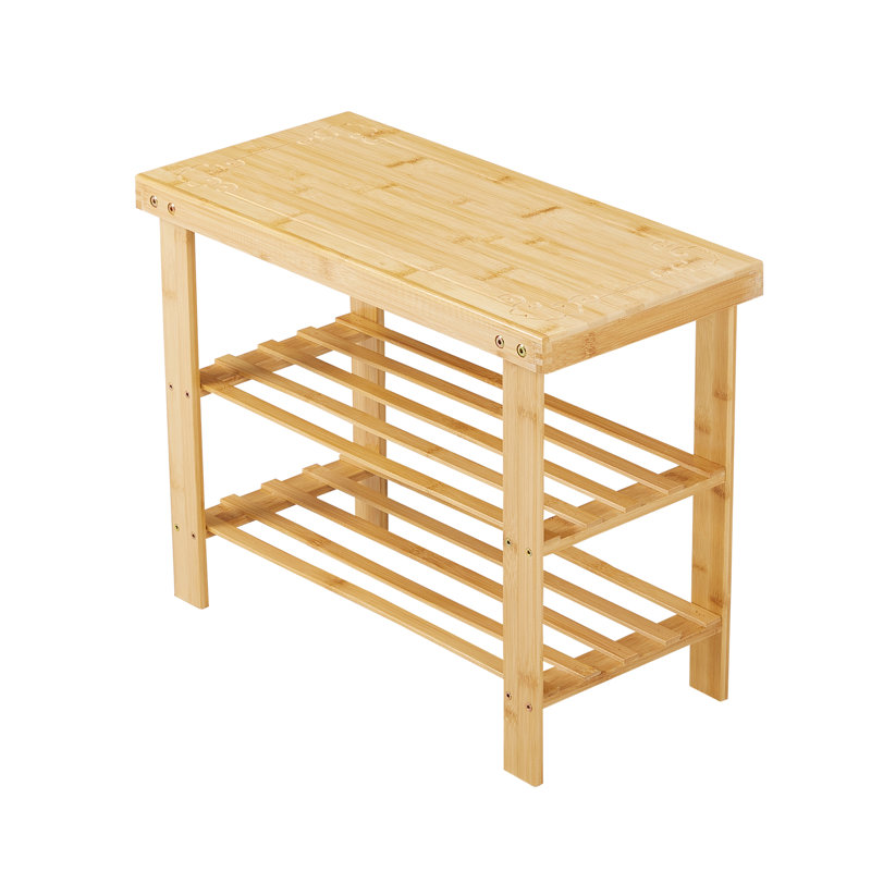 Wood Storage Bench