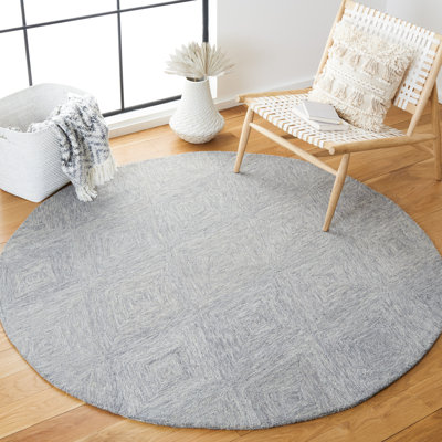 Nekoosa Metro Hand Tufted Wool And Cotton With Latex Geometric Rug