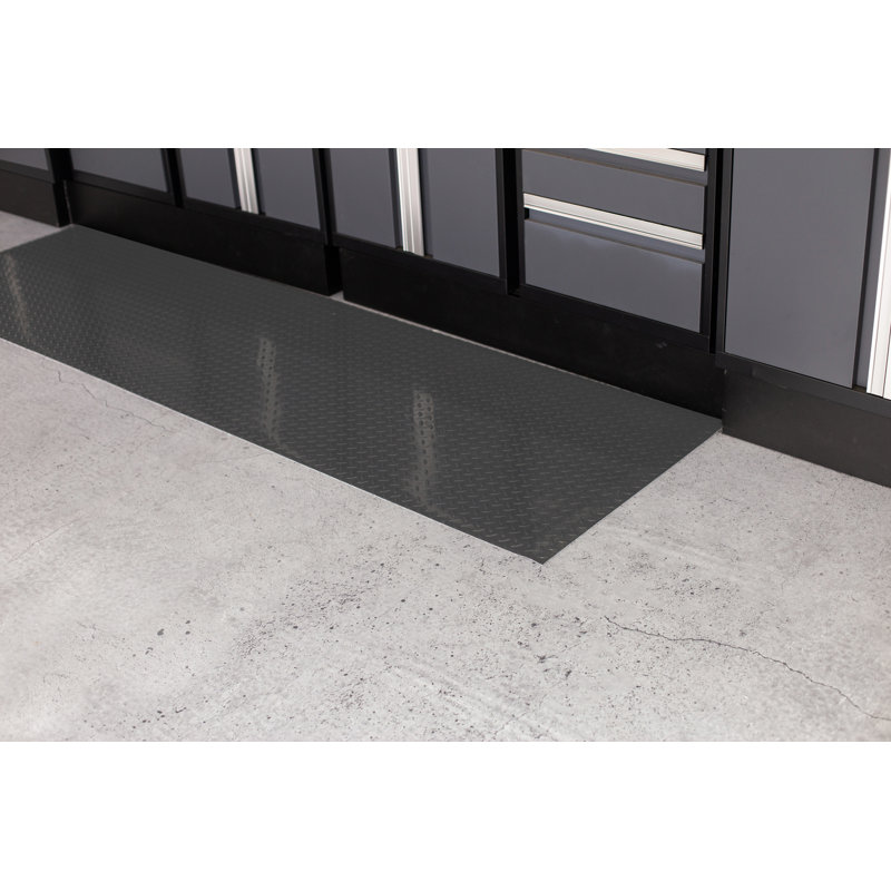 Rouleau de plancher de garage G-Floor Diamond Tread 27 po x 96 po, 27" x 60", Gris ardoise