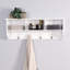 Entryway Wall Mounted Coat Rack With 4 Dual Hooks And Robust Storage Elegant Wooden Shelf-1604195950