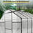 6x10 Polycarbonate Greenhouse For Outdoor Backyard Black