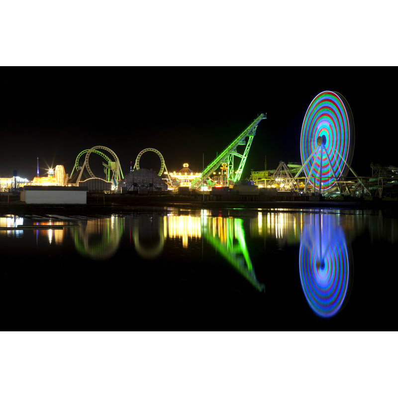 Amusement Park by Aneese - Wrapped Canvas Print, 51cm H x 76cm W x 3.8cm D