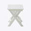 Ensemble de petites tables et chaises pliantes avec 2 chaises et table rectangulaire blanc