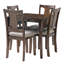 Ensembles de table et chaises pour salle à manger peu encombrants, en bois MDF, style cuisine moderne-622483150
