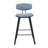 Bilgin Payton Modern Bar or Counter Height Stool with Upholstered Seat and Wood Frame-337145046-337145049-337145055
