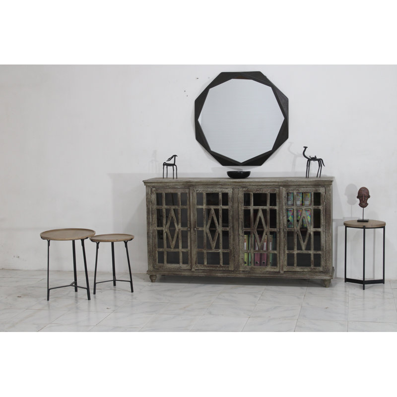 Buffet en bois de manguier de 74 po de largeur Pedroza