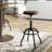 Petrone Upholstered Adjustable Height Counter Stool with Metal Frame-12087911