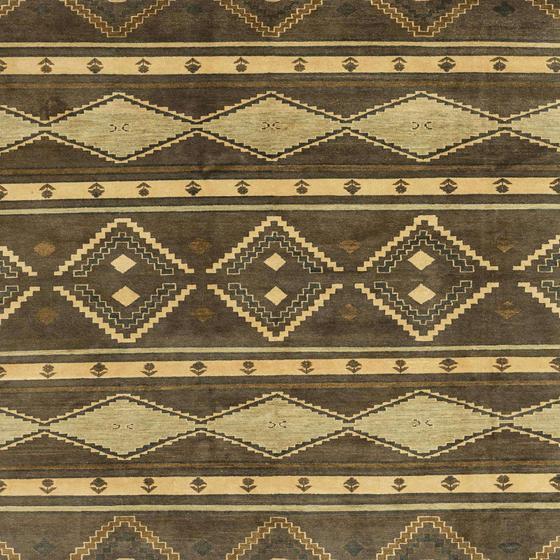 Tapis abstrait moderne 1792, Carré 7 pi