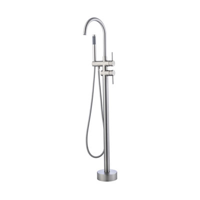Floor Tub Spout with Diverter