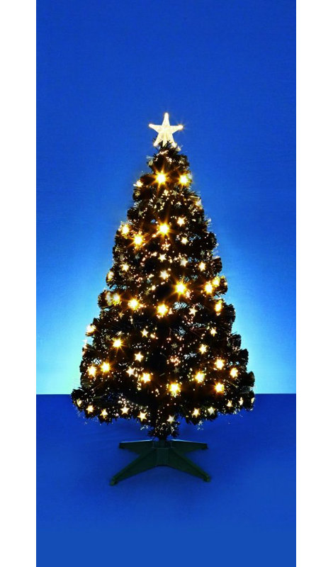 3.94' H Lighted Artificial Pine Christmas Tree