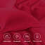 300TC Microfiber Duvet Cover Set – Reversible Luxury 3-Piece-118106139-118106140