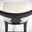 Sedia Upholstered Stool with Solid Wood Frame