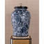Siberian Tiger Blue 21" Porcelain Jar