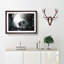 Elephant Roaming in a Green Forest in Abstract - Picture Frame Painting Print on MDF-55725239-55725240