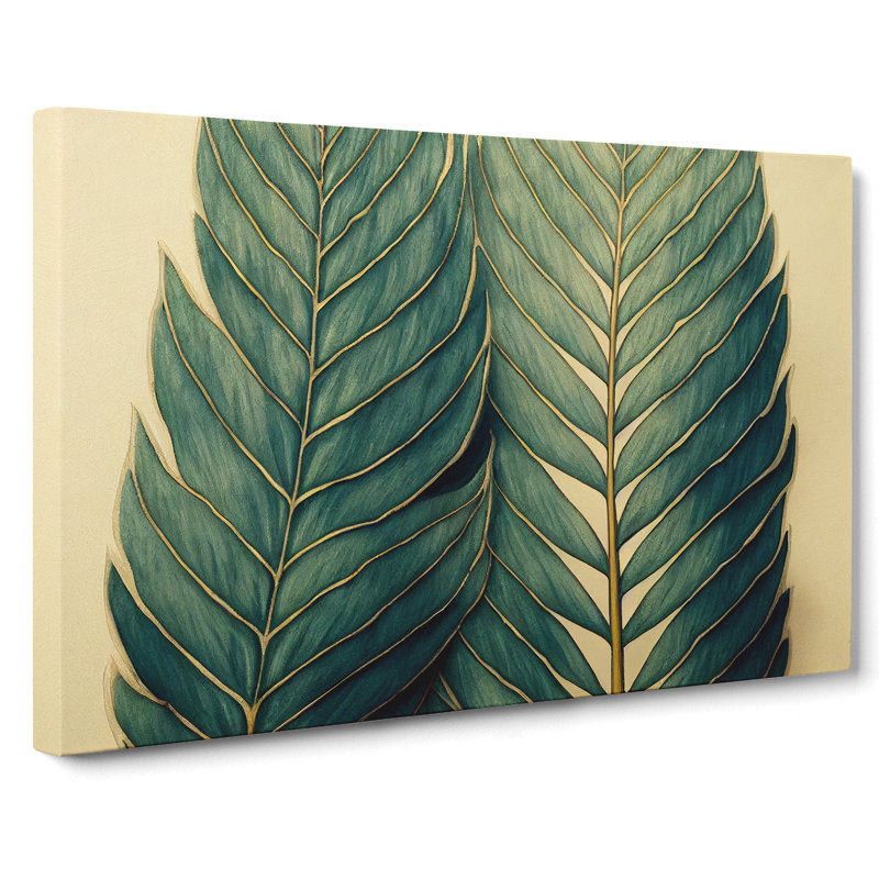 Wonderful Fern Leaf - Wrapped Canvas