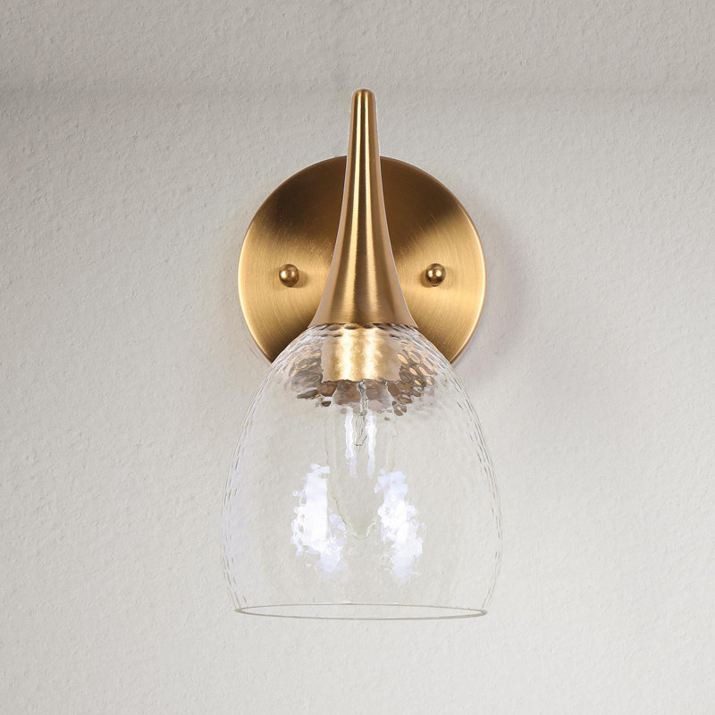Iron Armed Sconce, Clear