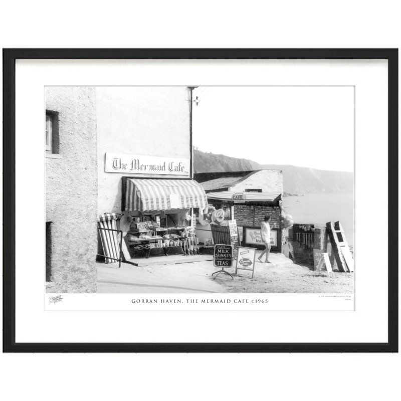 Gorran Haven, The Mermaid Cafe C1965 - Single Picture Frame Print, 60cm H x 80cm W x 2.3cm D