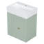 Meuble-lavabo de 20 pouces avec lavabo et rangement en céramique-2115209853