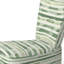 Fauteuil d'appoint de style ferme - Vert et beige Marsh Line, fauteuil d'appoint en velours vert-1901944684