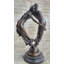 Abdelkarim bronze sculpture art déco statue décoration couple dansant cadeau de vacances romantique