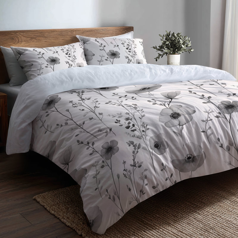 Ensemble de housse de couette Country Farmhouse de 3 - Ensemble de literie et coussin décoratif