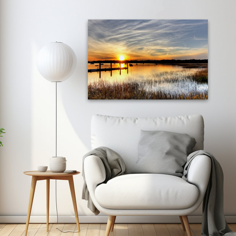 Le fjords - photographie côtière levers et couchers de soleil, H 24 po x l 36 po