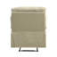 Fauteuil lounge électrique en microfibre beige