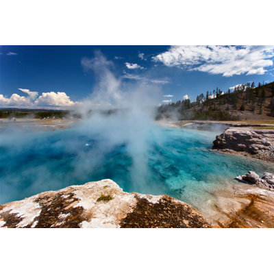 Yellowstone Lake by Mariobono - Wrapped Canvas Print