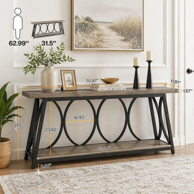 2-Tier Hall Table