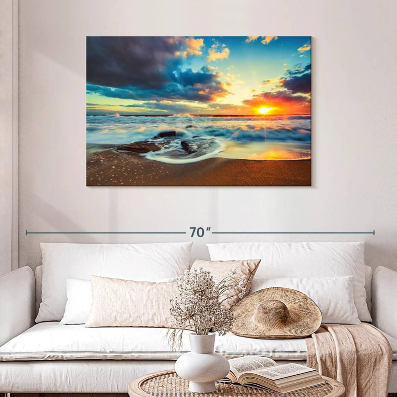Gillard Beach Sunset Cloudscape, 30" H x 45" W