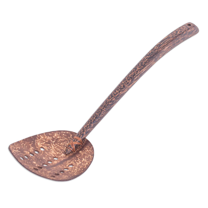 Wood Oval Utensil Crock