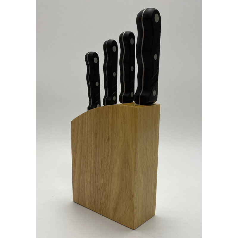 Ensemble de 5 couteaux - manche noir