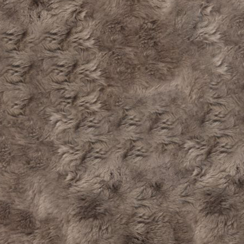 Tapis en peau mouton taupe area Whitt