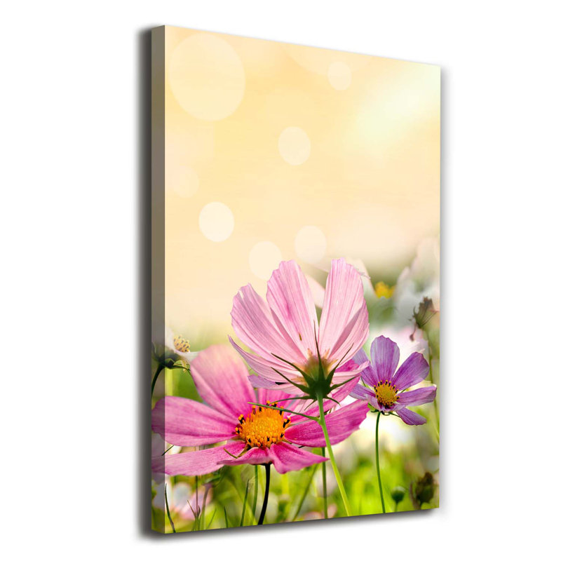 Field Flowers - Wrapped Canvas Print