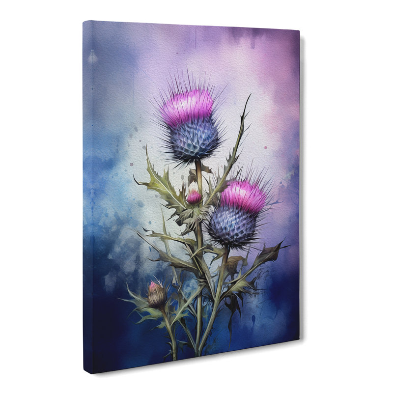 Thistle Informel - Print, 76cm H x 50cm W x 3cm D