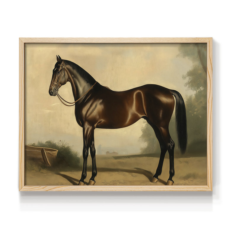 Série abstraite nautique - CCII - Reproduction encadrée - Restickable, H 8 po x l 10 po, Naturel